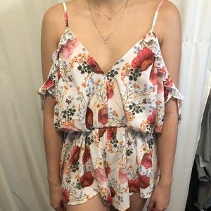 White Floral Romper 🆕